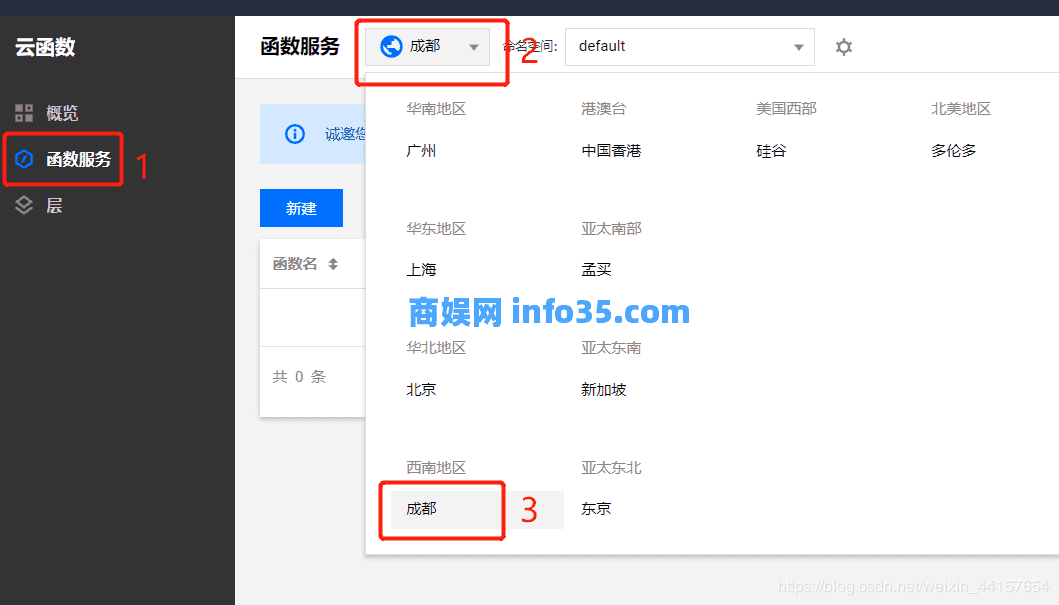 腾讯云无服务器云函数的使用