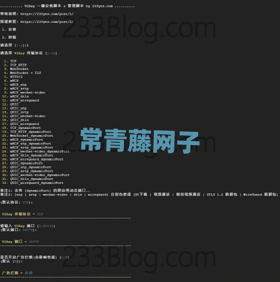 Linux宝塔面板 + Nginx服务环境下,v2ray配置双模式(Websocket 或 Websocket + TLS)
