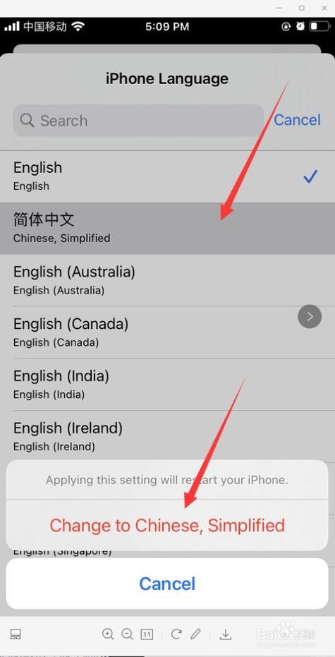 如何在iPhone上更改语言设置?