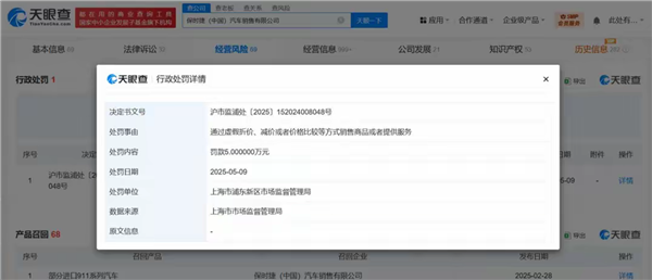 被“高尔夫球车包”绊了一跤！保时捷中国因虚假折价被罚5万元-图3