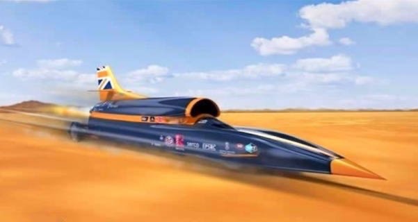 世界上最快的车？突破陆地极限速度(时速1678公里)-图1