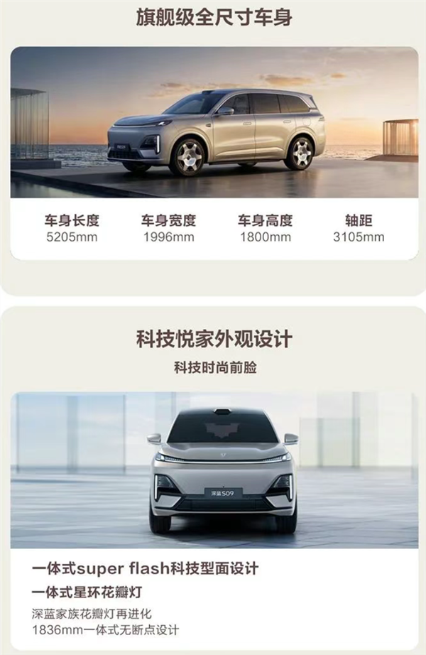 补贴价20.49万元起！深蓝S09大定订单累计突破21168辆-图2