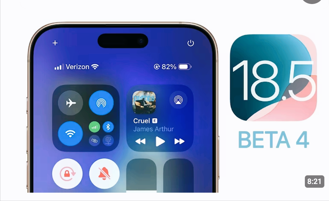 iOS18.5.4升级实测：高刷秒解锁+续航暴涨，新老版本都建议升级