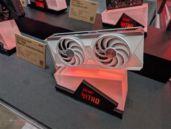 宏碁推出白色锐炫B580 Nitro：竟然还有半高锐炫A380-图1