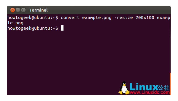 Linux如何在命令行下编辑图片