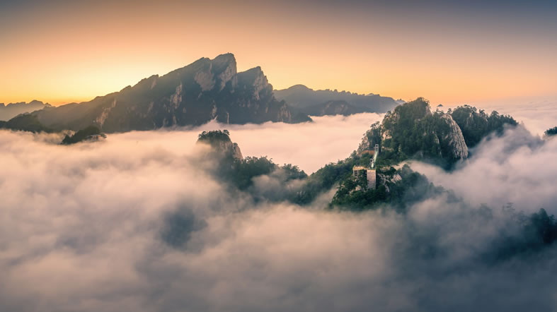 老界岭景区旅游攻略：长江黄河流域的分水岭-图1
