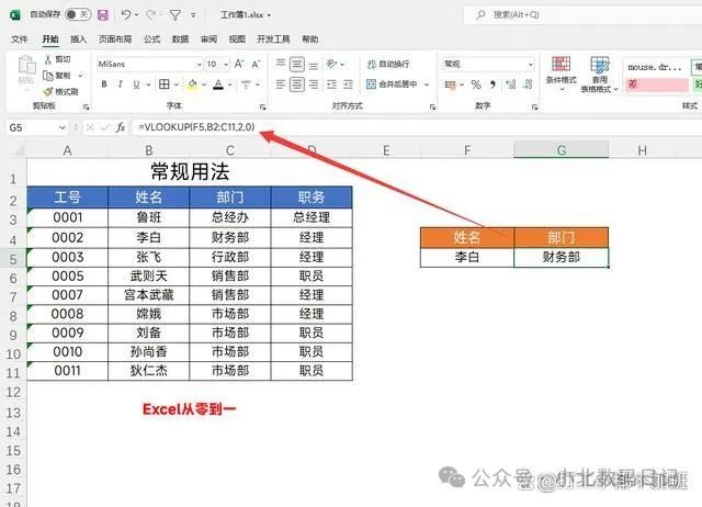 VLOOKUP函数怎么用？经典使用用法，注意收藏！