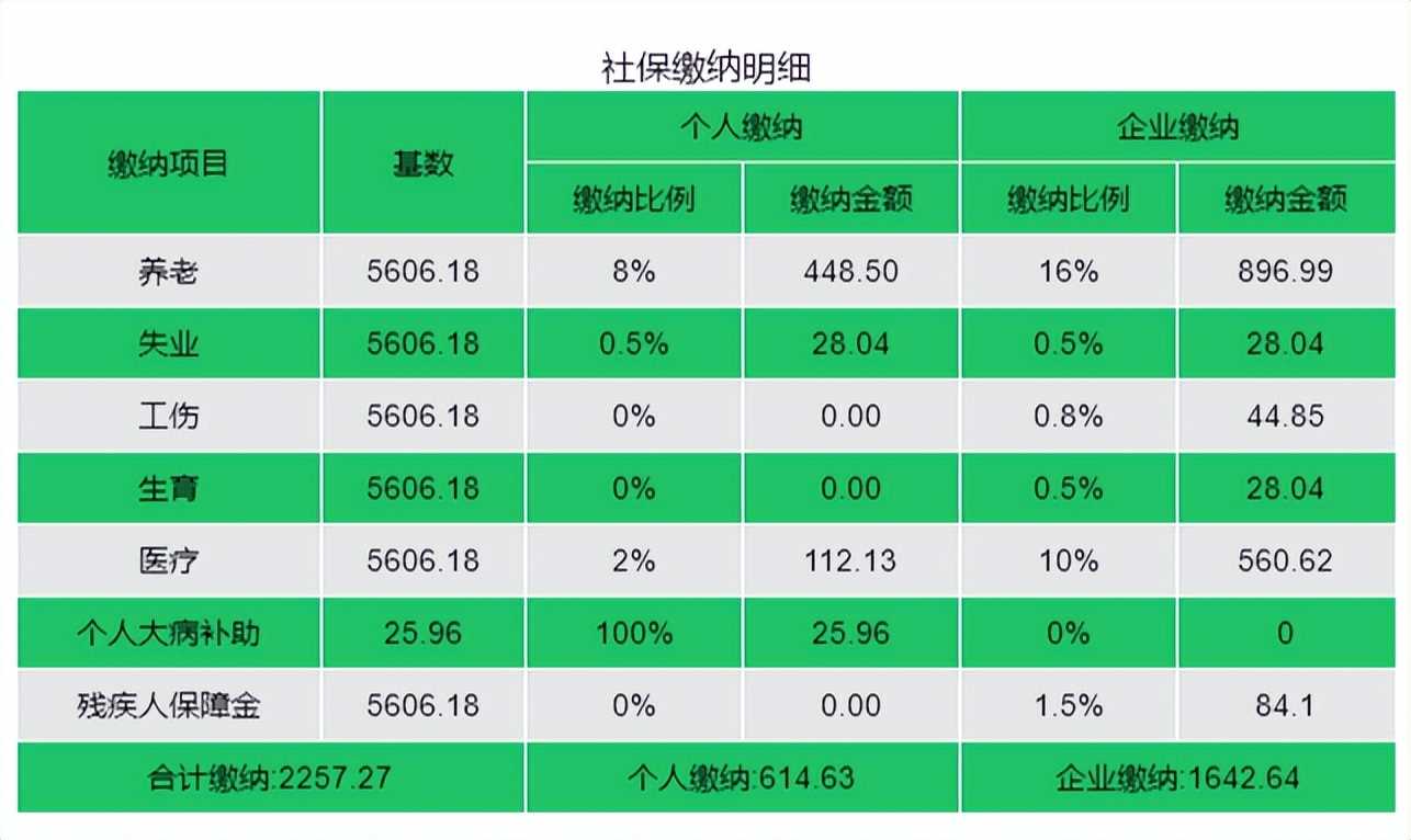 2024年天津社保个人一个月要缴纳多少钱？缴费标准是多少?(图2)