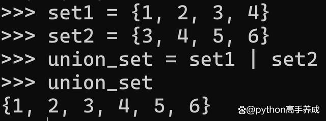 python set函数用法：打造独一无二的数据集合