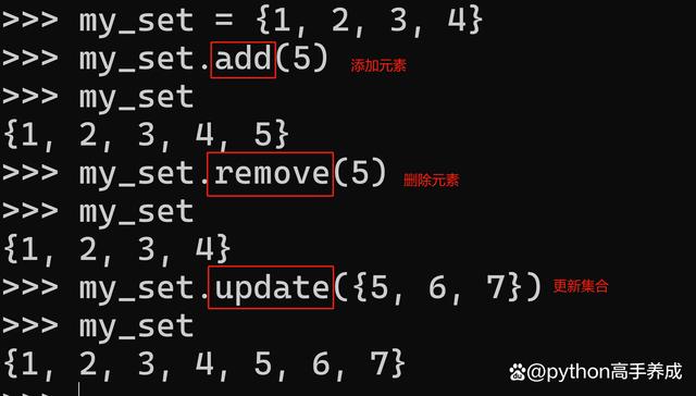 python set函数用法：打造独一无二的数据集合