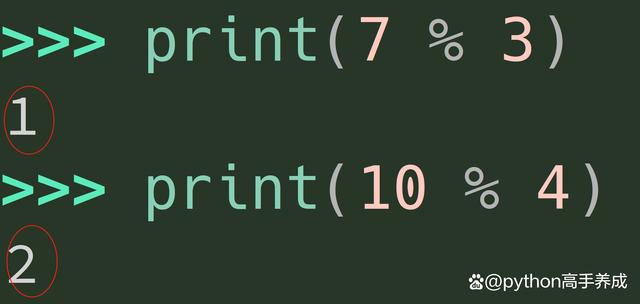 python里%的用法，详解“双重身份”，取模运算符和字符串格式化