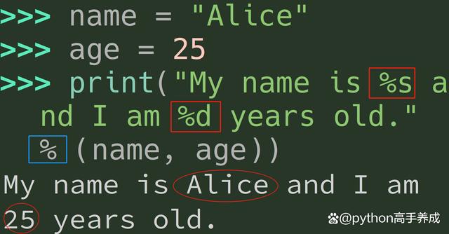 python里%的用法，详解“双重身份”，取模运算符和字符串格式化