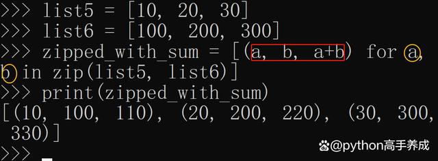Python中zip函数:用法详解与深度探索