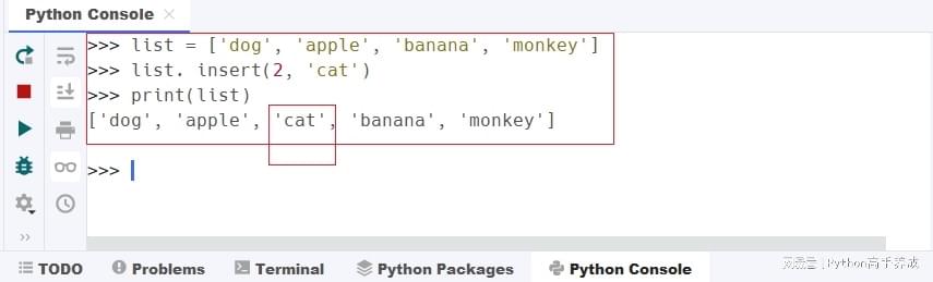 Python函数详解:结合案例介绍insert函数的用法