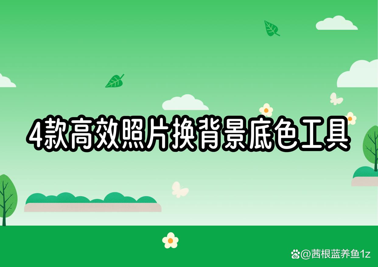 高效的照片换背景底色工具有哪些?这4款值得收藏-趣考网