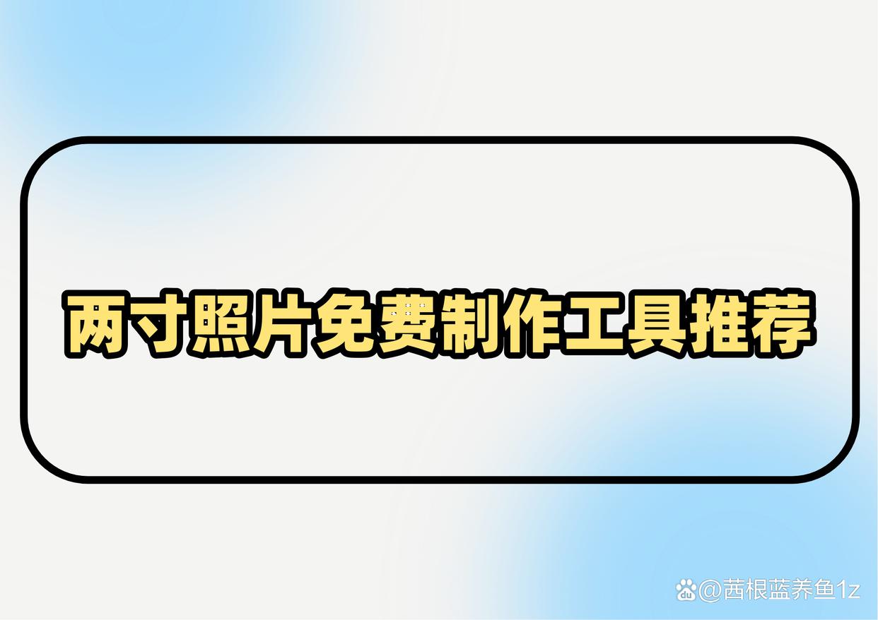 两寸照片免费?高效的证件照制作工具,三款必备推荐-趣考网