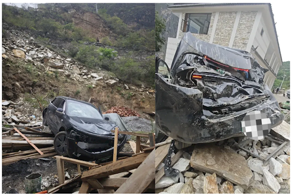 理想L6虎跳峡坠崖 翻滚几十米后全员平安！车主又买了一辆理想