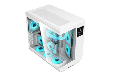 硕一推出鲲鹏CH1+系列机箱：可选LCD长屏 支持竖装显卡(图2)