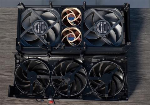 RTX5090改造五个风扇！噪音几不可闻(图2)