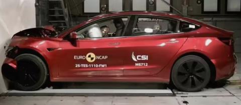 359分欧洲第一！特斯拉Model3获2025EuroNCA