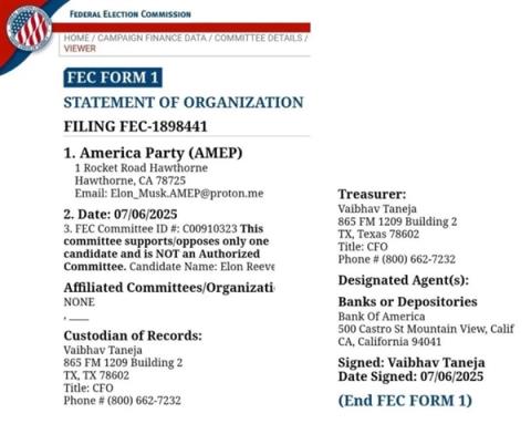 不管特斯拉死活了吗！马斯克自成立美国党同时开干驴和象(图1)