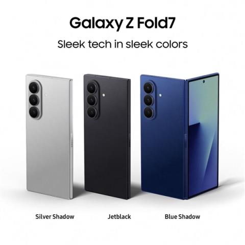 三星GalaxyZ Fold7官方渲染图曝光：屏下摄像头没了(图2)