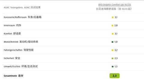 比特斯拉还能打 德国人给这些中国车的分数还挺高(图13)