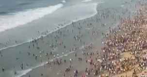 大夏天出现“海水变冷” 当地人将该现象取名“城之星”(图1)