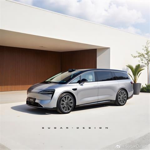 瞧瞧效果如何 博主绘制智界MPV 网友：还以为小米出品(图2)