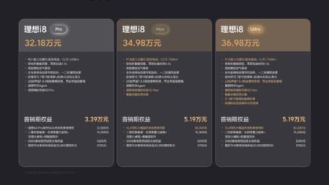 理想i8现“神级刀法”：冰箱、智驾高低配 为i6爆款铺路
