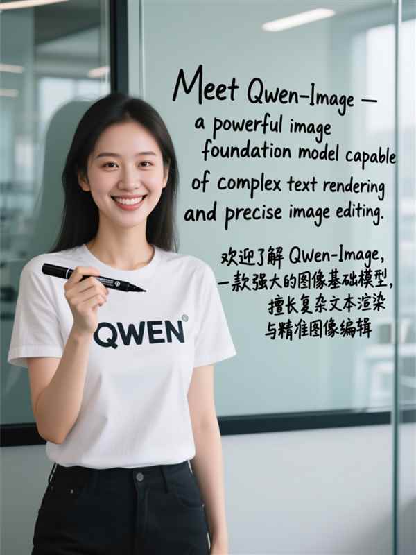 首个图像生成基础模型 阿里通义千问深夜开源Qwen-Image 支持中英双语(图7)