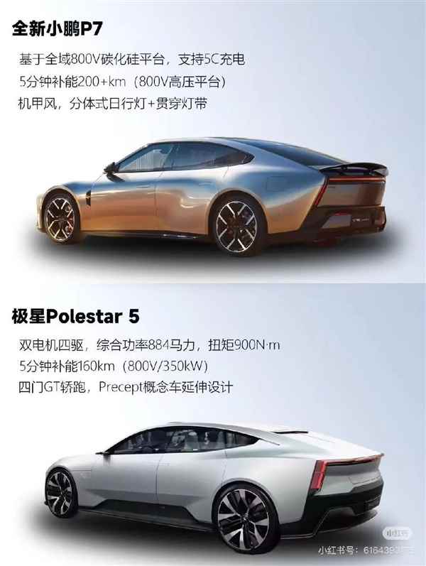 靠颜值的全新小鹏P7：有资格和小米SU7干一架吗(图4)