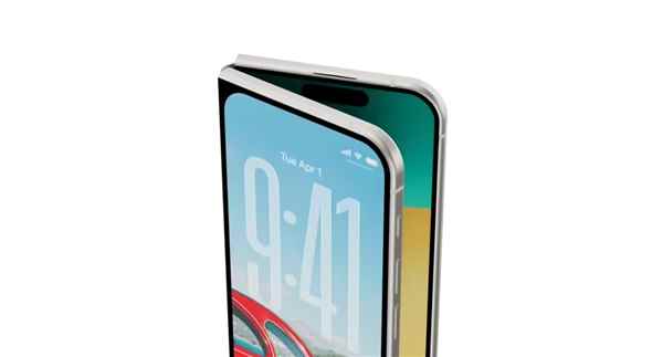 iPhoneFold折叠机渲染图再曝：大屏超薄设计 售价或超2000美元(图3)