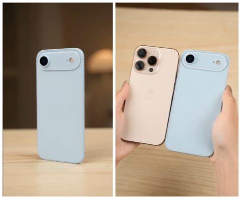 iPhone17Air天蓝色机模上手：辨识度拉满(图2)