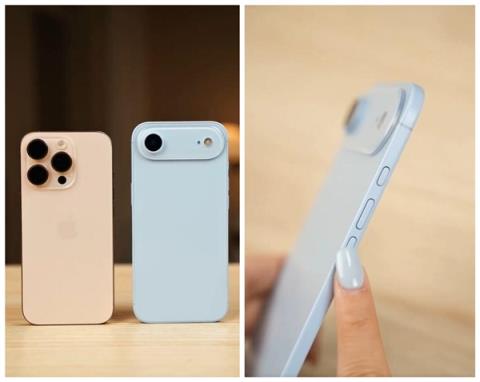 iPhone17Air天蓝色机模上手：辨识度拉满(图3)