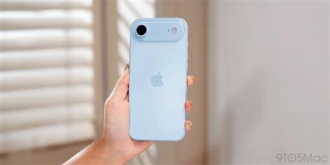 iPhone17Air天蓝色机模上手：辨识度拉满(图4)