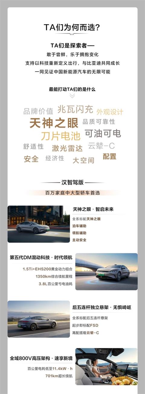 比亚迪汉百万车主画像发布：年轻人占比超64% 近4成未婚(图4)