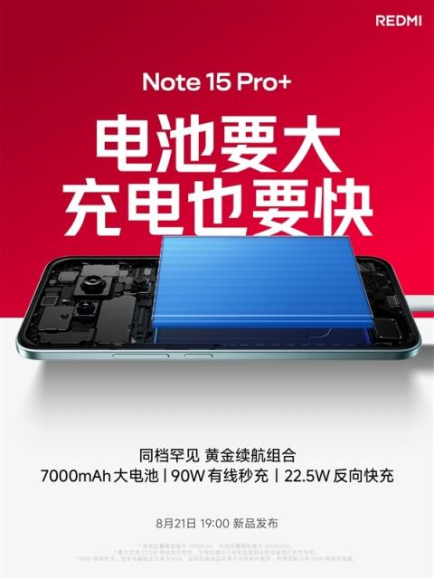 REDMI官宣：Note15Pro+全球首发第四代骁龙7s(图3)
