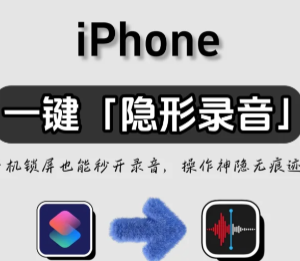 iPhone一键录音功能怎么设置？iPhone一键录音功能设置步骤-趣考网