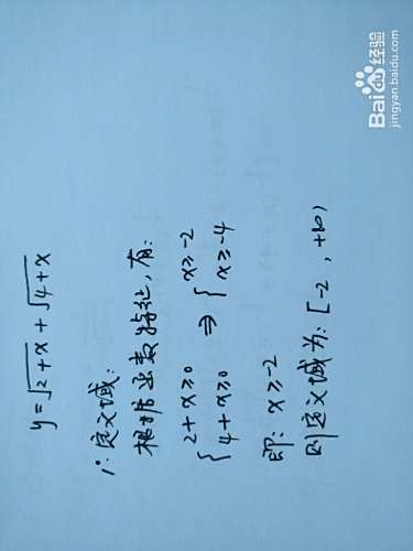 函数y=√(2+x)+√(4+x)的图像示意图-趣考网
