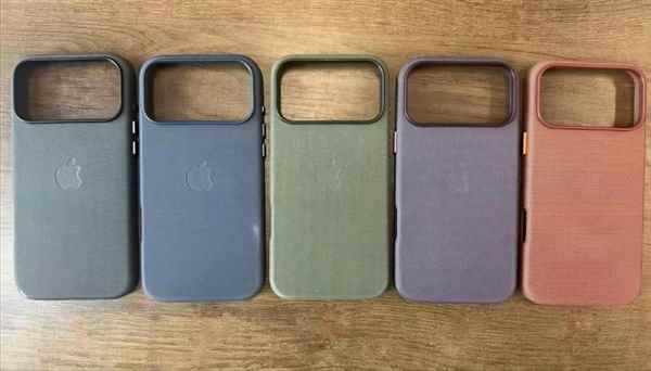 iPhone17Pro官方TechWoven编织手机壳曝光：共五款配色(图1)