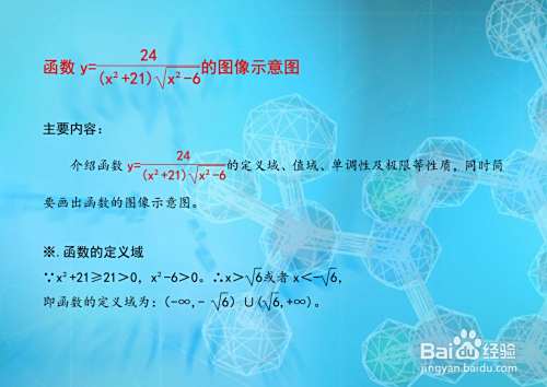 对称偶函数y(x^2+21)√(x^2-6)=24的图像示意图-趣考网
