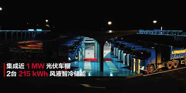 全球首个百兆瓦级重卡超充站发布：华为方案 5分钟补能百公里！(图5)
