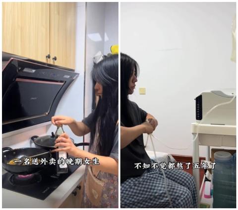27岁尿毒症女生：跑一天外卖换一天命(图2)