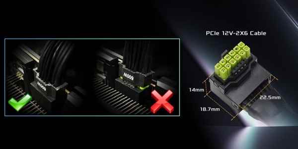 防止显卡烧熔！华擎推出12V-2×6L型供电线：内置传感器避免过热(图1)