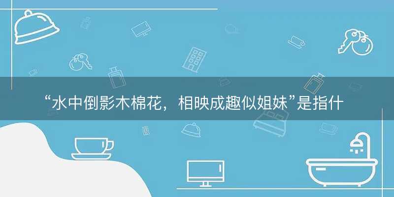 水中倒影木棉花?相映成趣似姐妹是指什么生肖?猜打一最佳生肖最佳解释释义落实-图1 水中倒影木棉花?相映成趣似姐妹是指什么生肖?猜打一最佳生肖最佳解释释义落实-图1