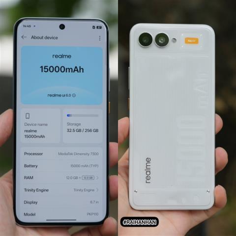 真我15000mAh真机亮相：充电一次用5天！全球最强(图3)