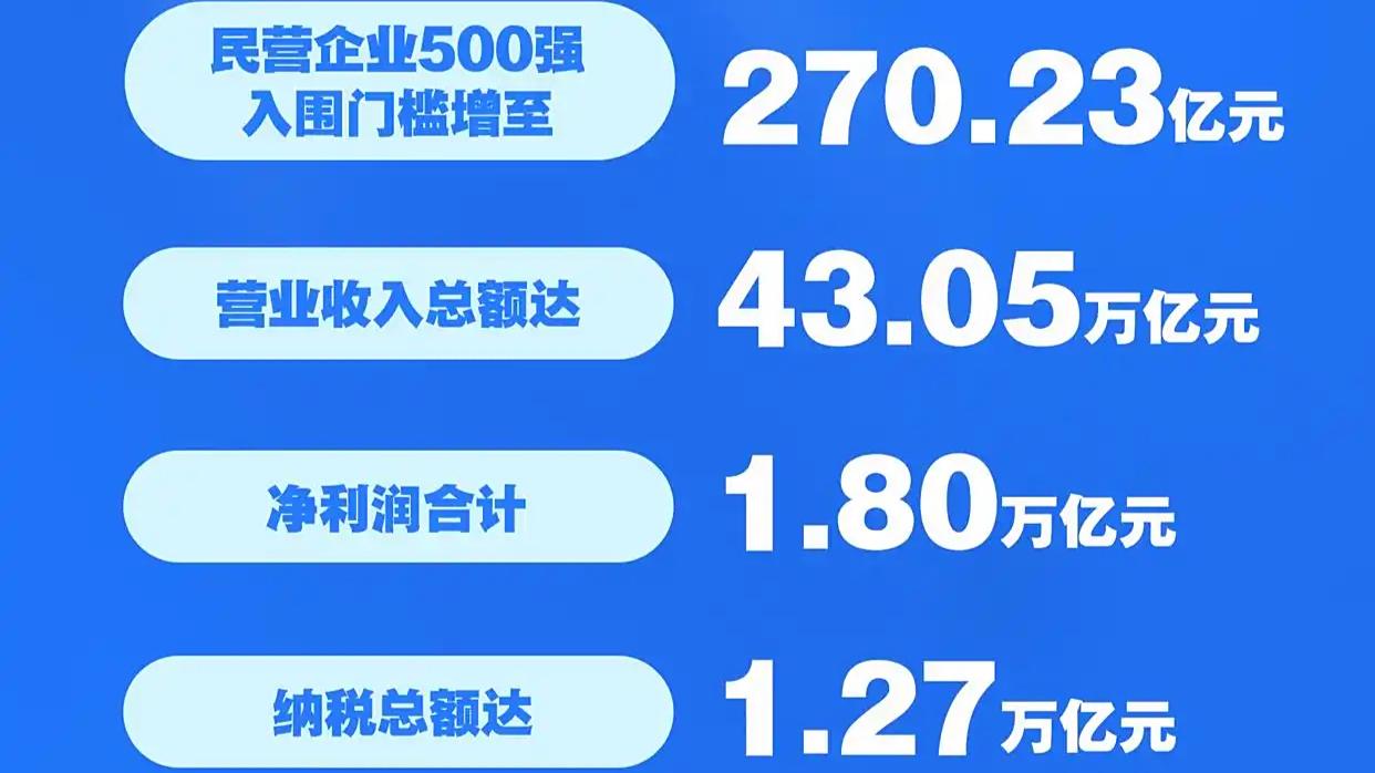 “2025中国民营企业500强”发布