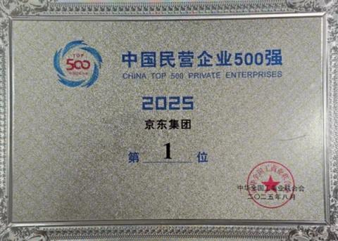 连续4年中国民营企业500强第一 京东一年增加28万岗位(图1)