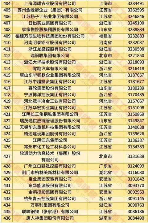 2025中国民营企业500强榜单发布：京东、阿里巴巴前二 华为第四(图13)